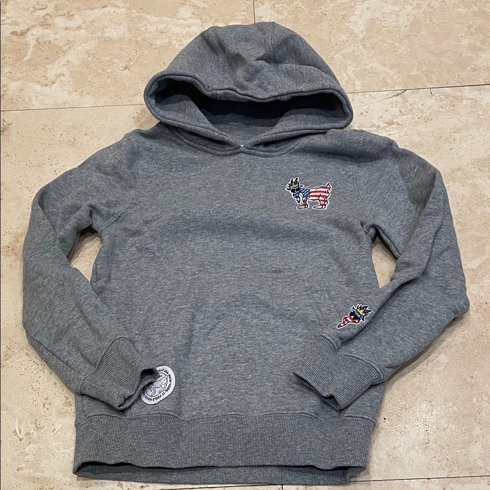 GOAT USA Gray Kids Hoodie -Size Youth M